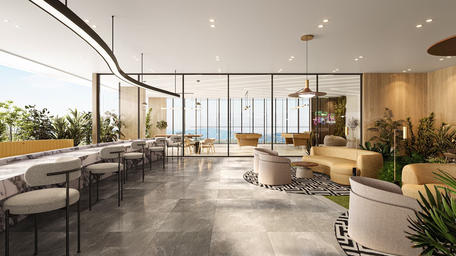 WiFi pod lounge with superfast connectivity